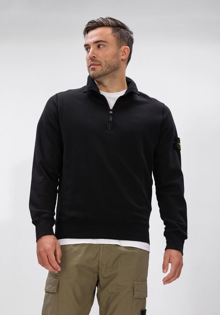 Zwarte STONE ISLAND Polo LS POLO S0051 - large