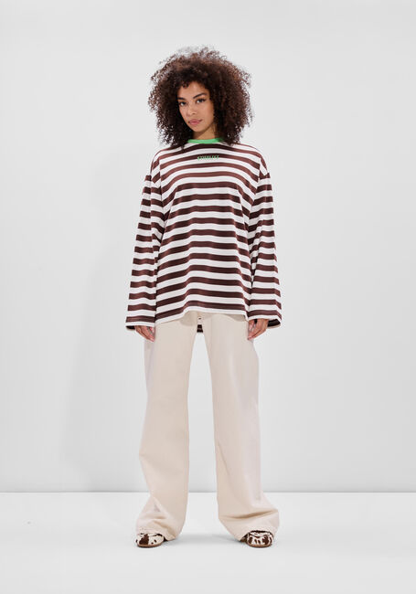 Bruine STIEGLITZ Top JANITA WIDE SKATE LONGSLEEVE - large