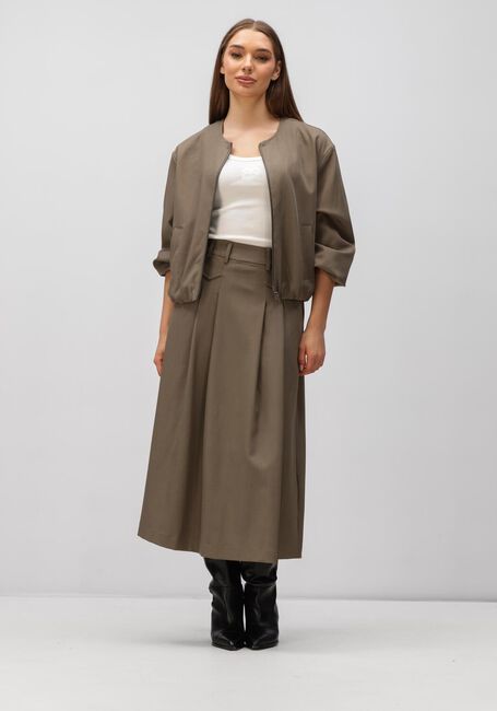 Khaki CO'COUTURE Jack LUNA BALLOON ZIP JACKET - large