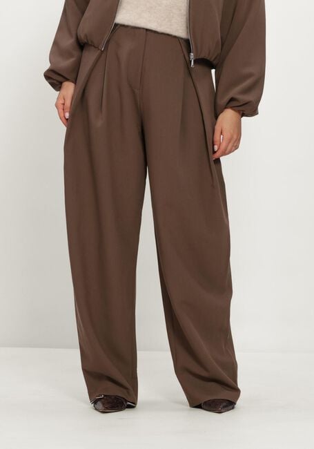 Bruine LINA LOCCHI Wijde broek LL-BERYL - large