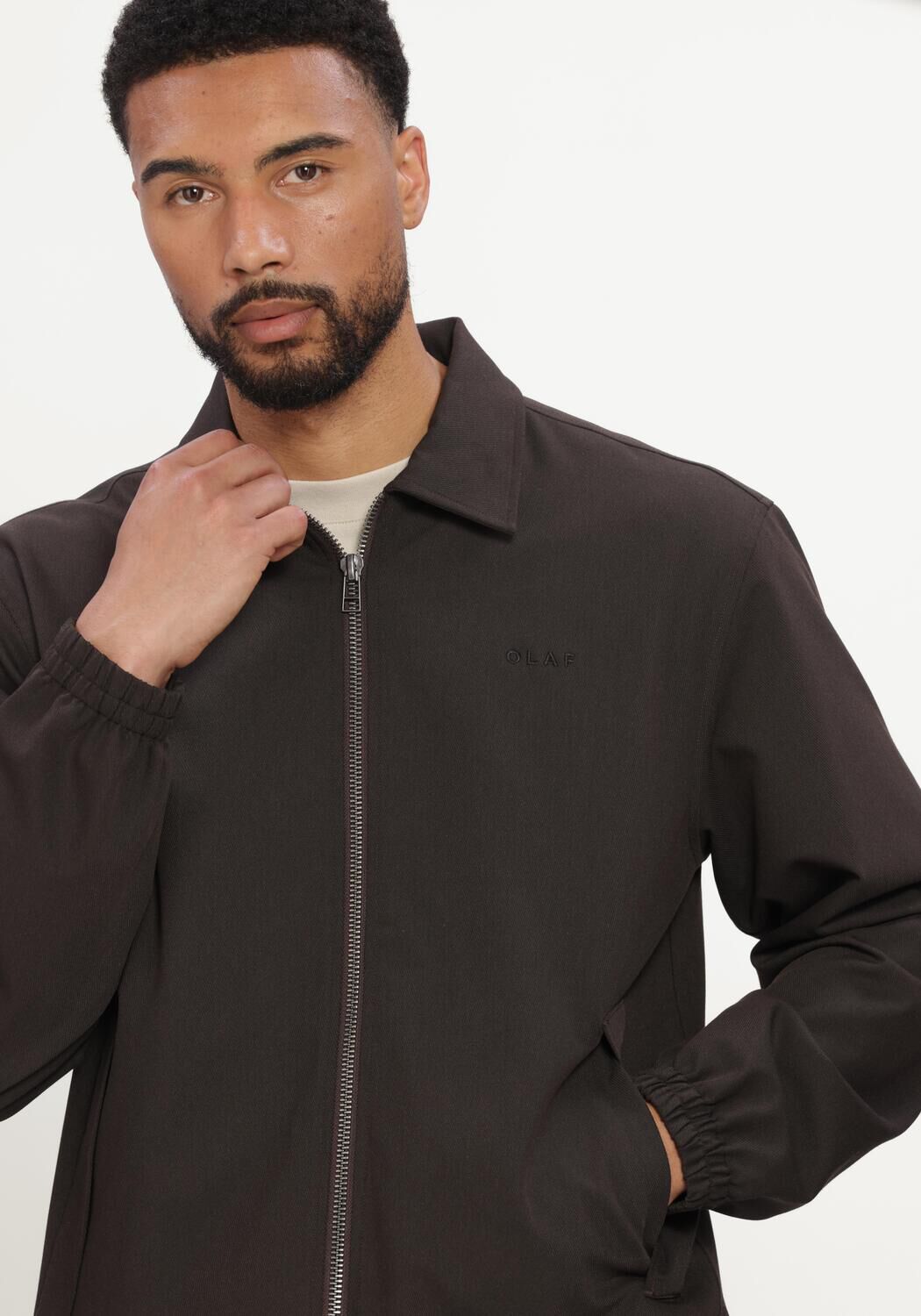 Bruine OLAF HUSSEIN Jack COACH JACKET - large
