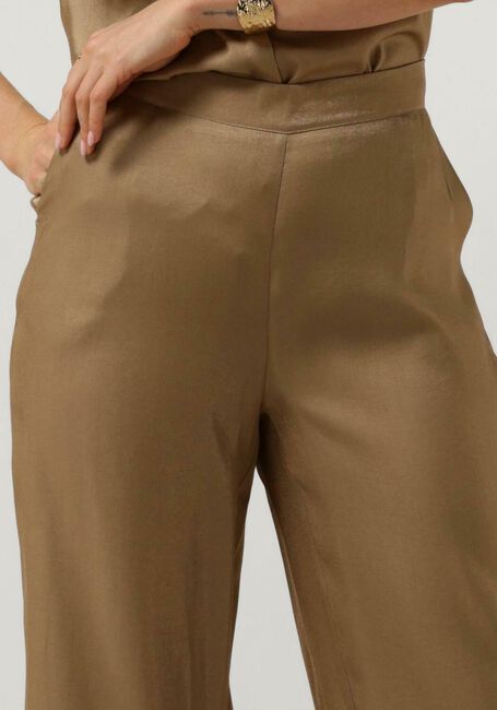 Groene AAIKO Wijde broek SEARLE SHIMMERY VIS 355 - large