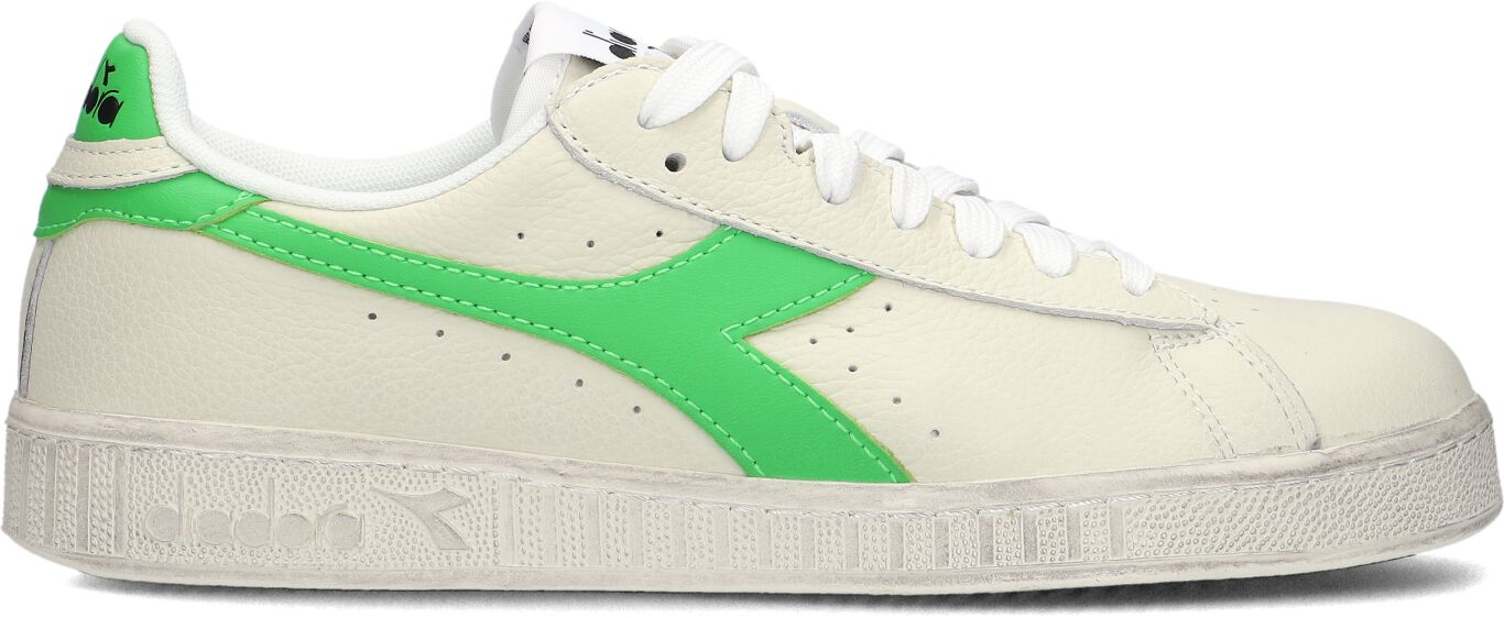 Diadora Lage Sneakers Dames Game L Low Waxed Wn, Maat: 38, Materiaal: Leer, Kleur: Wit