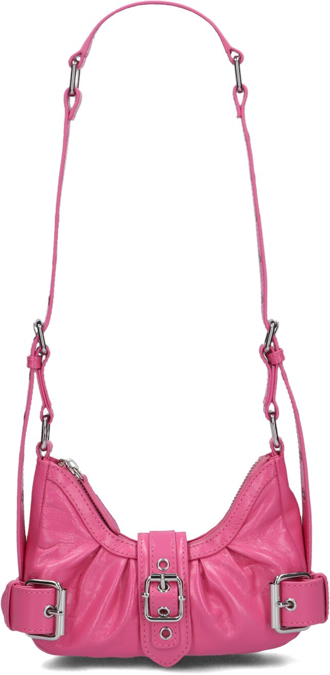 Núnoo Schoudertas
Dames Palma City, Materiaal: Leer, Kleur: Roze afbeelding 1