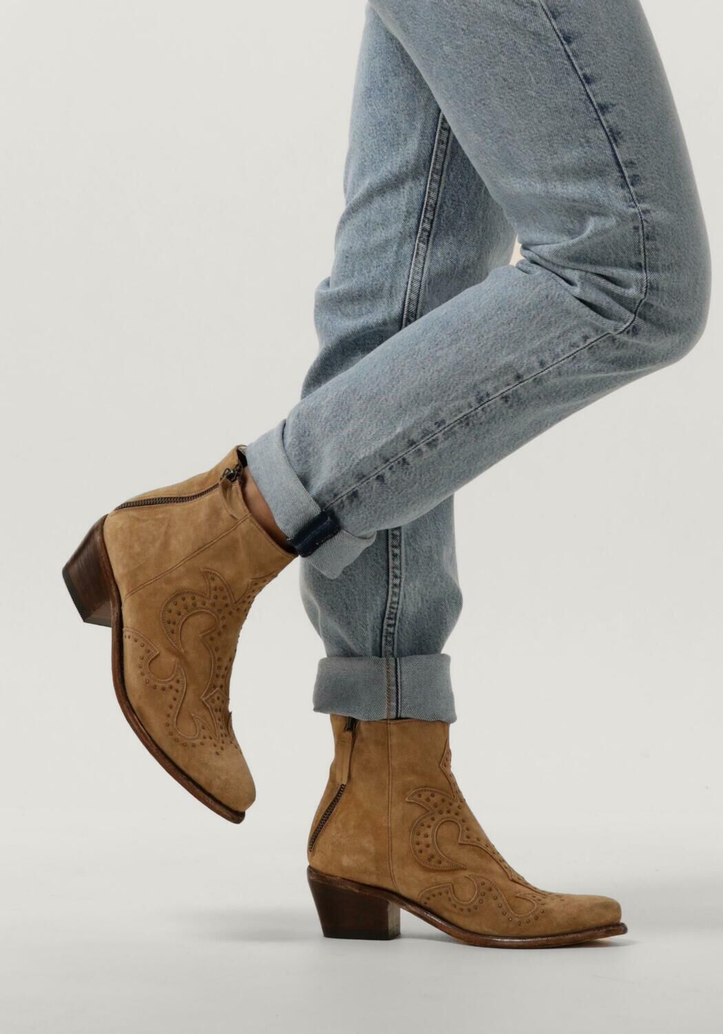 Cognac CORDWAINER Enkellaarsjes 43515 - large