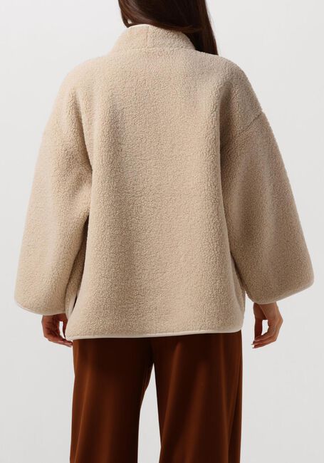 Zand KNIT-TED Leren jas JOKO - large