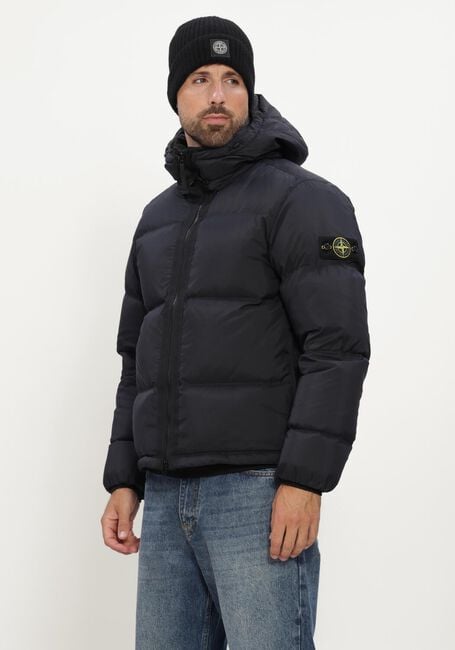 Zwarte STONE ISLAND Gewatteerde jas JACKET S0483 - large