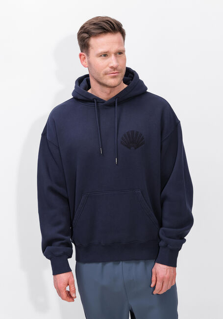 Donkerblauwe NEW AMSTERDAM SURF ASSOCIATION Sweater CHOP HOODIE - large