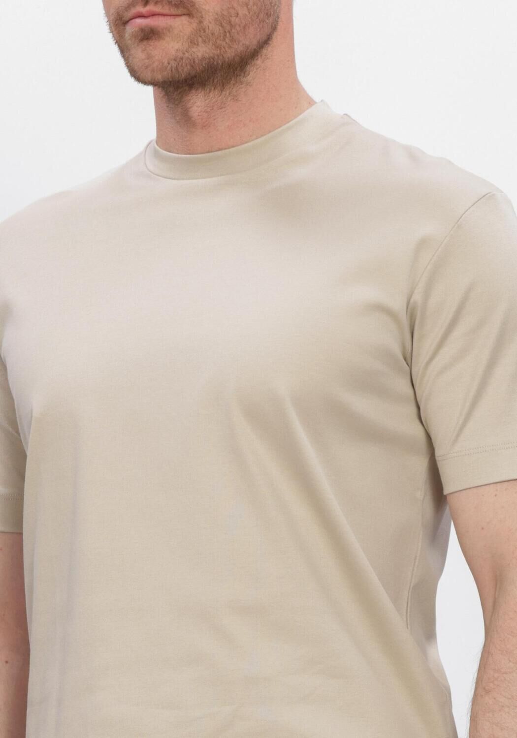 Beige VALENZA T-shirt 1001 INTERLOCK SUPIMA TSHIRT - large