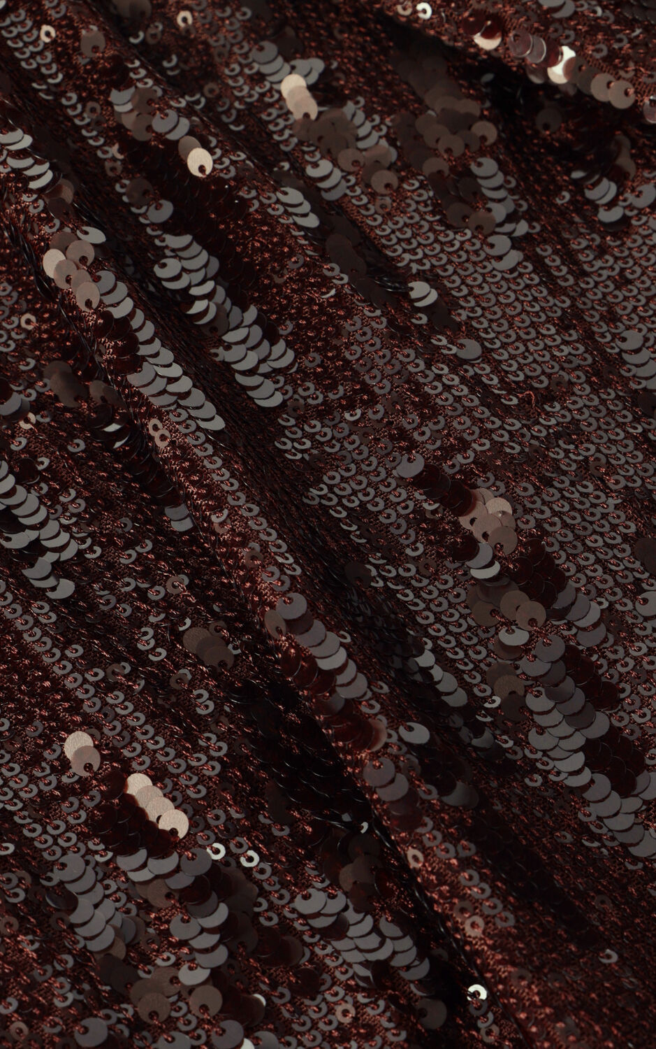 Bruine CO'COUTURE Pantalon SOPHIECC SEQUIN LL PANT - large