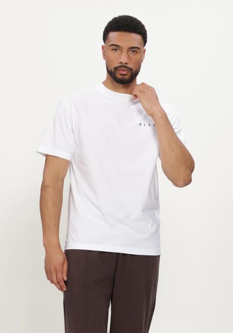 Witte OLAF HUSSEIN T-shirt LASSO FACE TEE - large