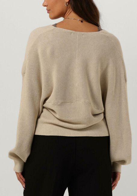 Taupe ROSEMUNDE Top BABETTE SILK TOP W/ LACE - large