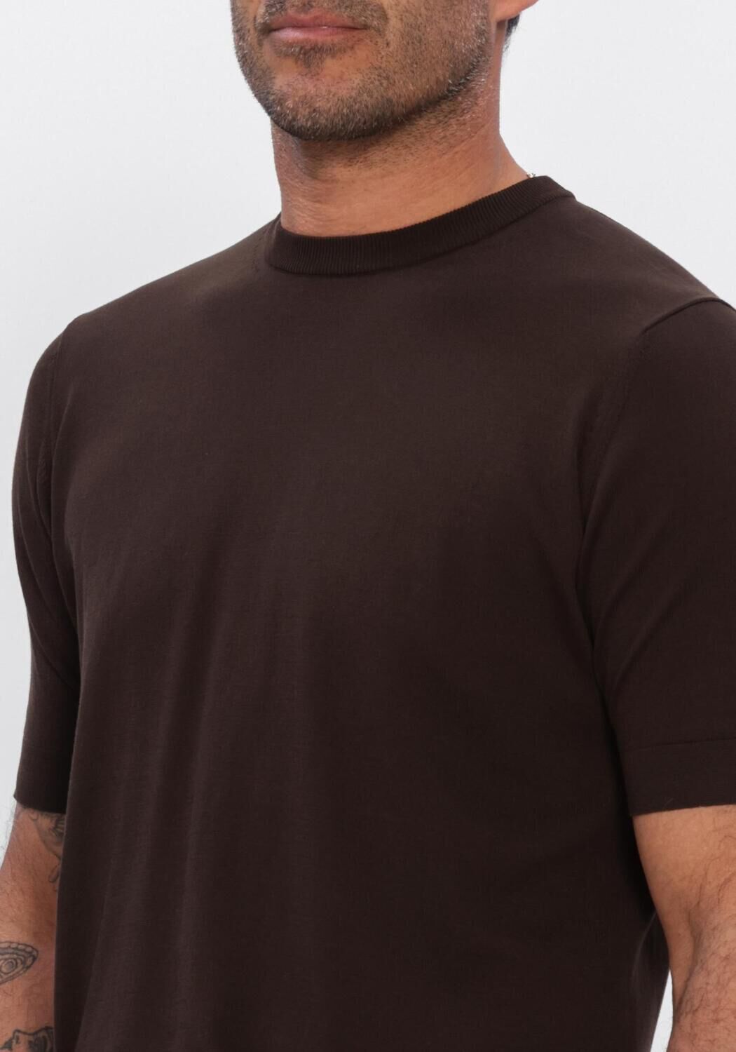 Bruine FILIPPO DE LAURENTIIS T-shirt TSHIRT MC - large