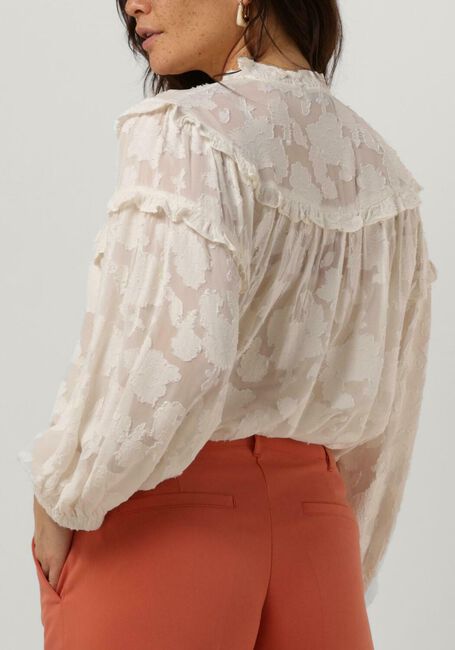 Witte SUMMUM Blouses BLOUSE VISCOSE JACQUARD - large
