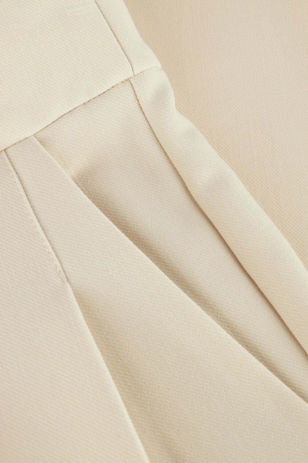 Beige CO'COUTURE Pantalon VOLACC BARREL PLEAT LONG PANT - large