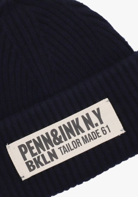 Blauwe PENN & INK Muts 284 BEANIE Blauwe PENN & INK Muts 284 BEANIE - large