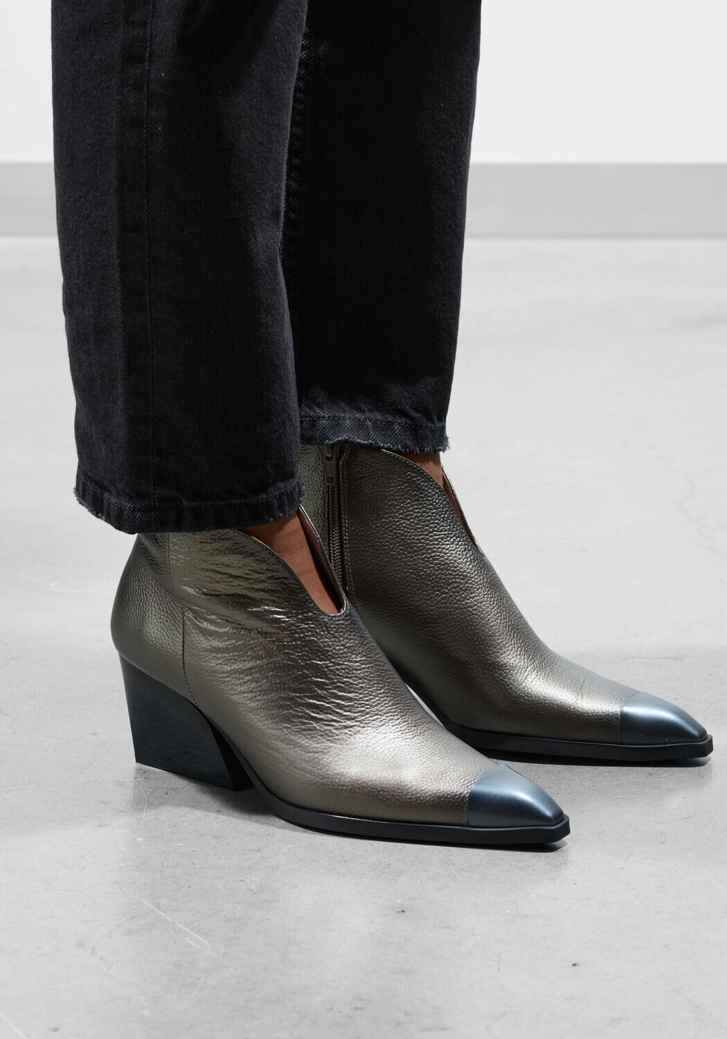 Bronzen HISPANITAS Enkellaarsjes HI243596 MET - large