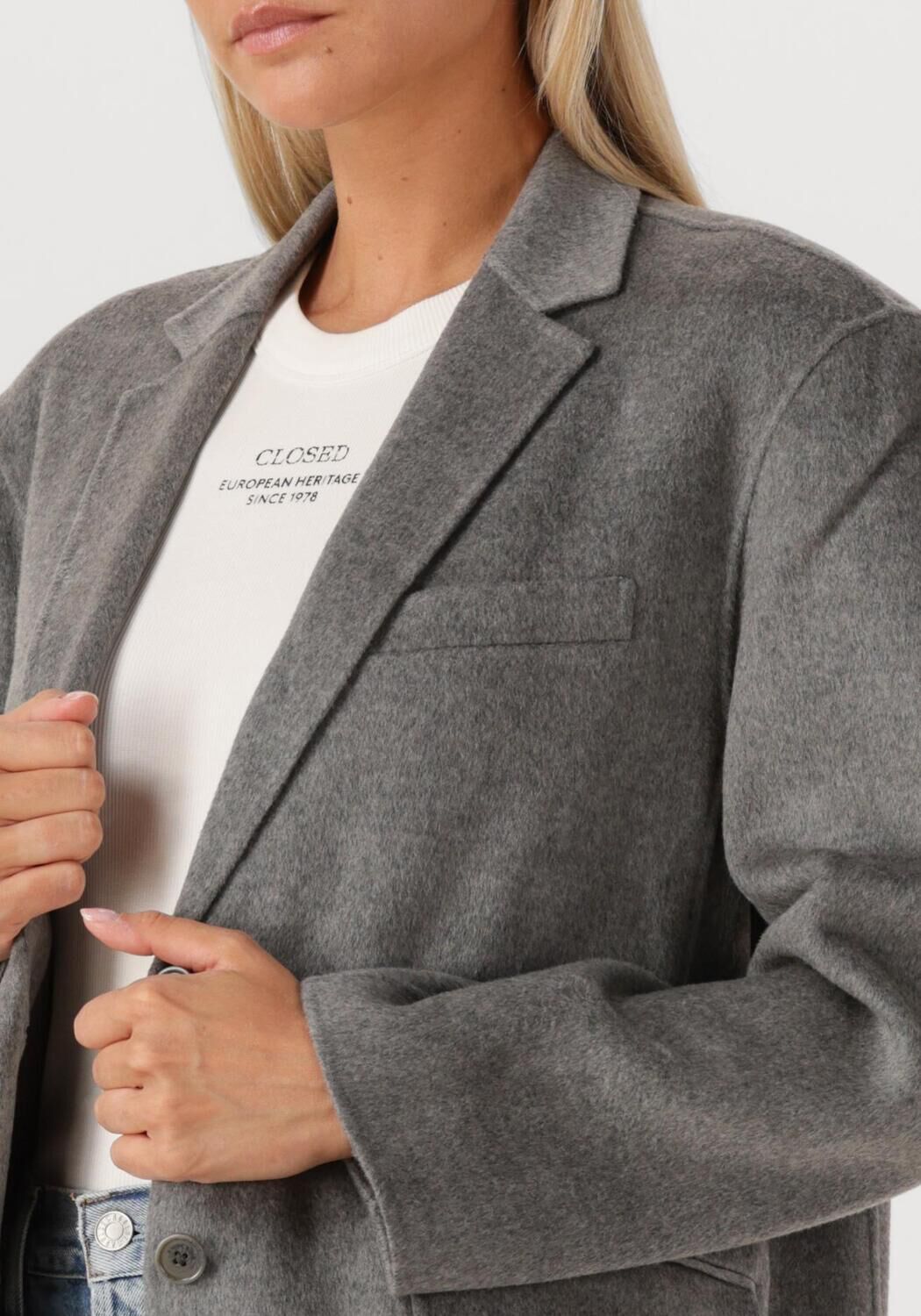 Grijze ANINE BING Blazer QUINN BLAZER - large