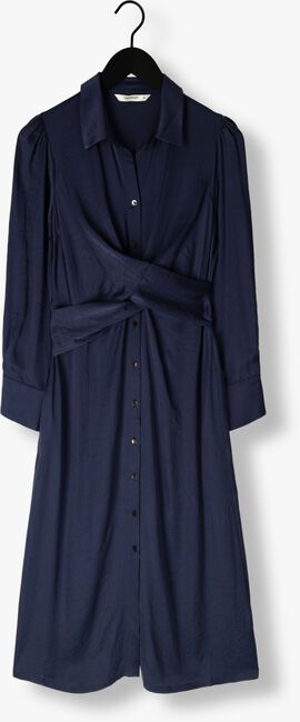 Donkerblauwe SUMMUM Midi jurk DRESS SILKY TOUCH - large