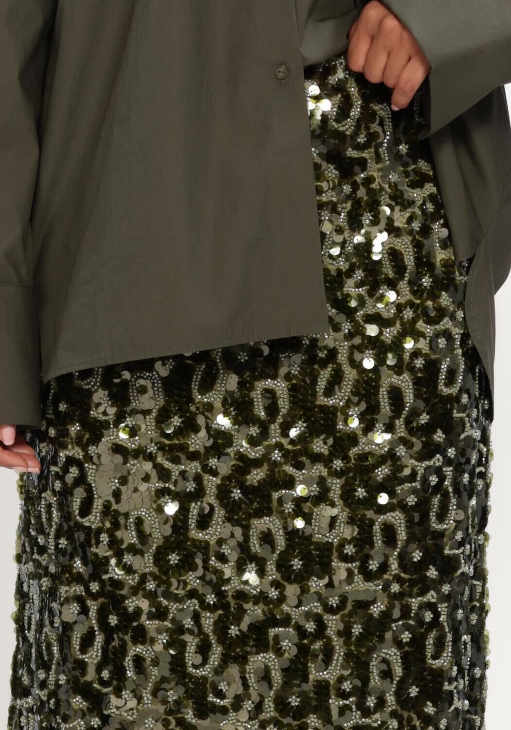 Groene HERSKIND Rokken ANDA SKIRT - large