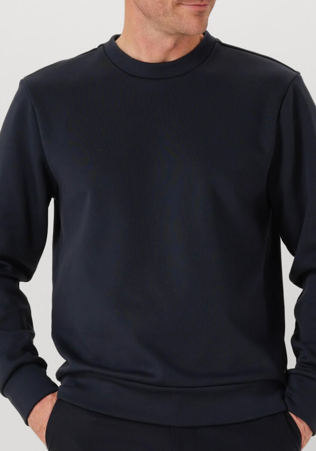 Donkerblauwe WAHTS Trui YATES TECH COTTON - large