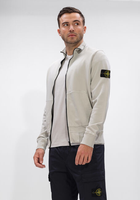 Grijze STONE ISLAND Vest ZIP UP CARDIGAN S0051 - large