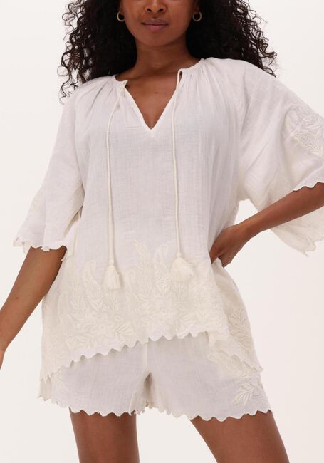 Witte SISSEL EDELBO Blouses SANDRA ORGANIC COTTON BLOUSE - large