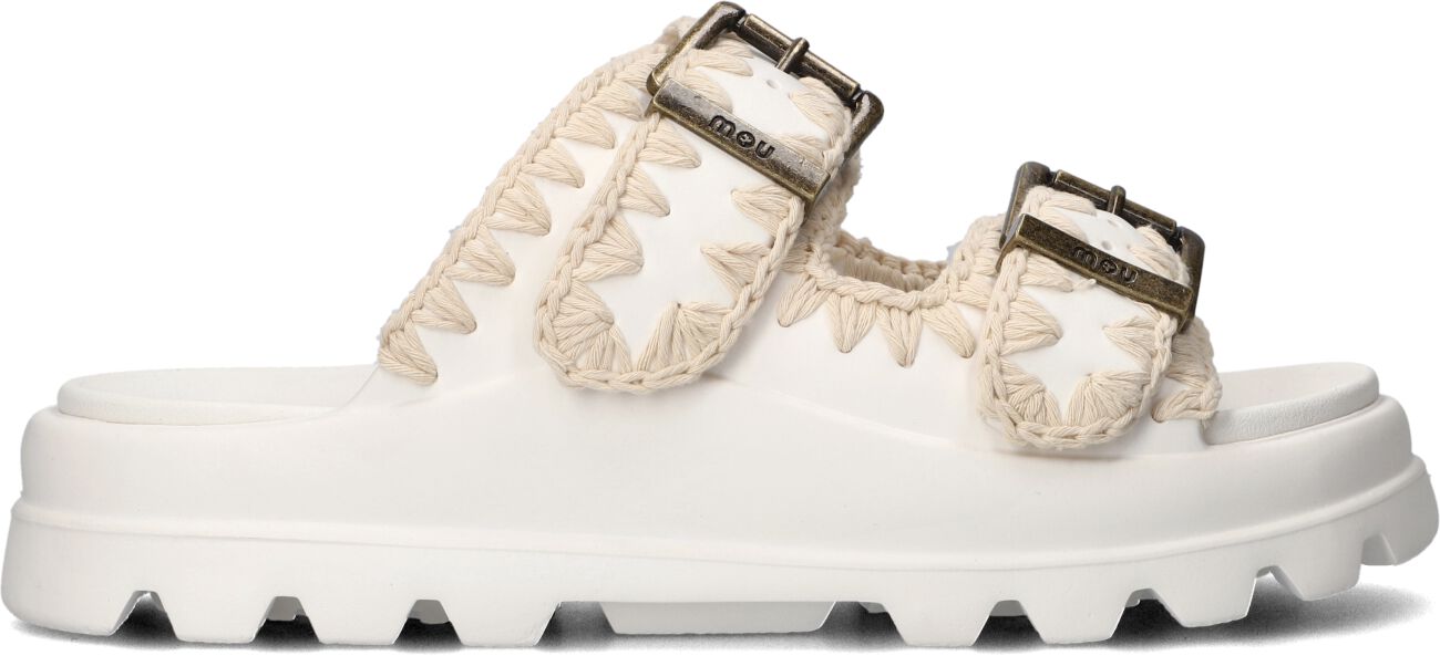 Mou Slippers
Dames Eva One-piece Slide Two-buckles