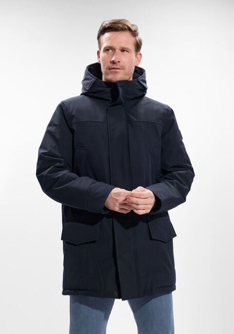 Donkerblauwe AIRFORCE Jassen SNOW PARKA - large