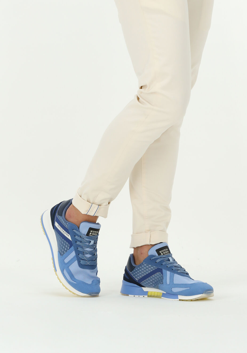 Blauwe SCOTCH SODA Lage sneakers VIVEX Assem