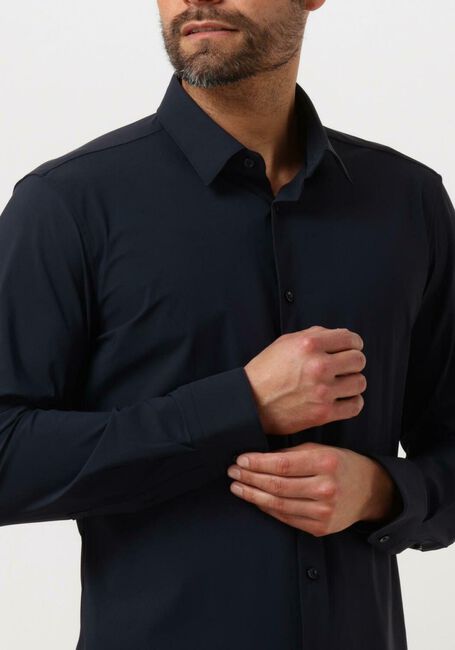 Donkerblauwe BOSS BLACK Klassiek overhemd P-HANK-S-KENT-C1-222 - large