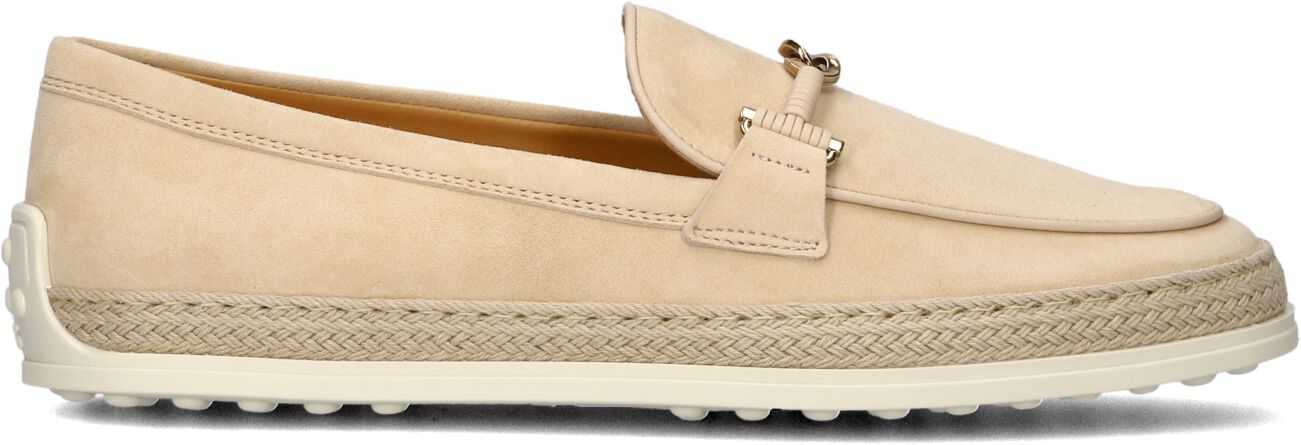 Tod's Instappers
Dames Gomma Rafia 92k Mocass.t Ring Inf., Maat: 37,5, Materiaal: Suède, Kleur: Beige