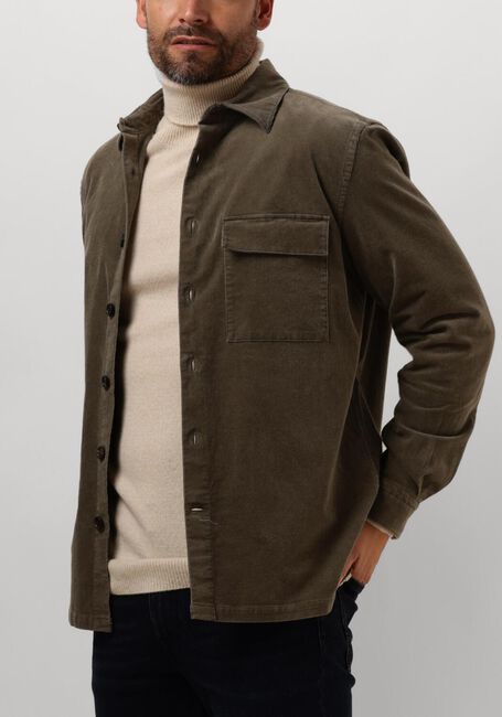 Groene PROFUOMO Overshirt OVERSHIRT CORDUROY - large
