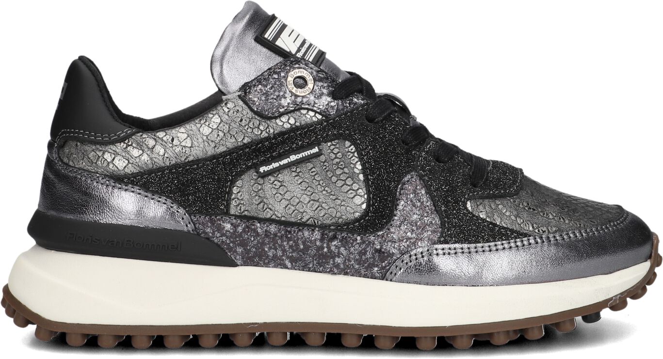 Floris van Bommel Lage Sneakers Dames Noppi 34.00, Maat: 36, Materiaal: Leer, Kleur: Zilver
