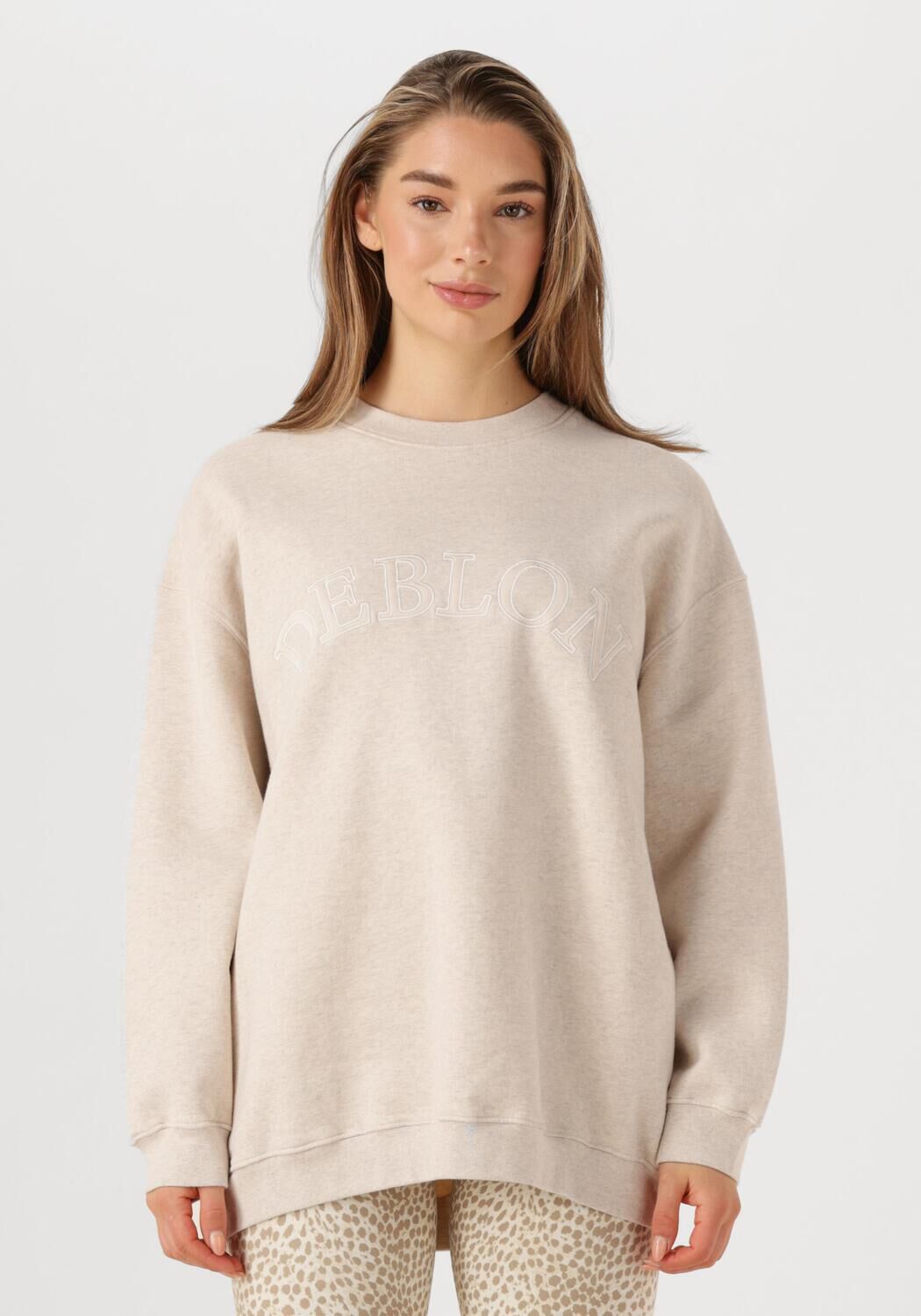 Deblon Sports Sweater Dames Romee, Maat: L, Kleur: Zand