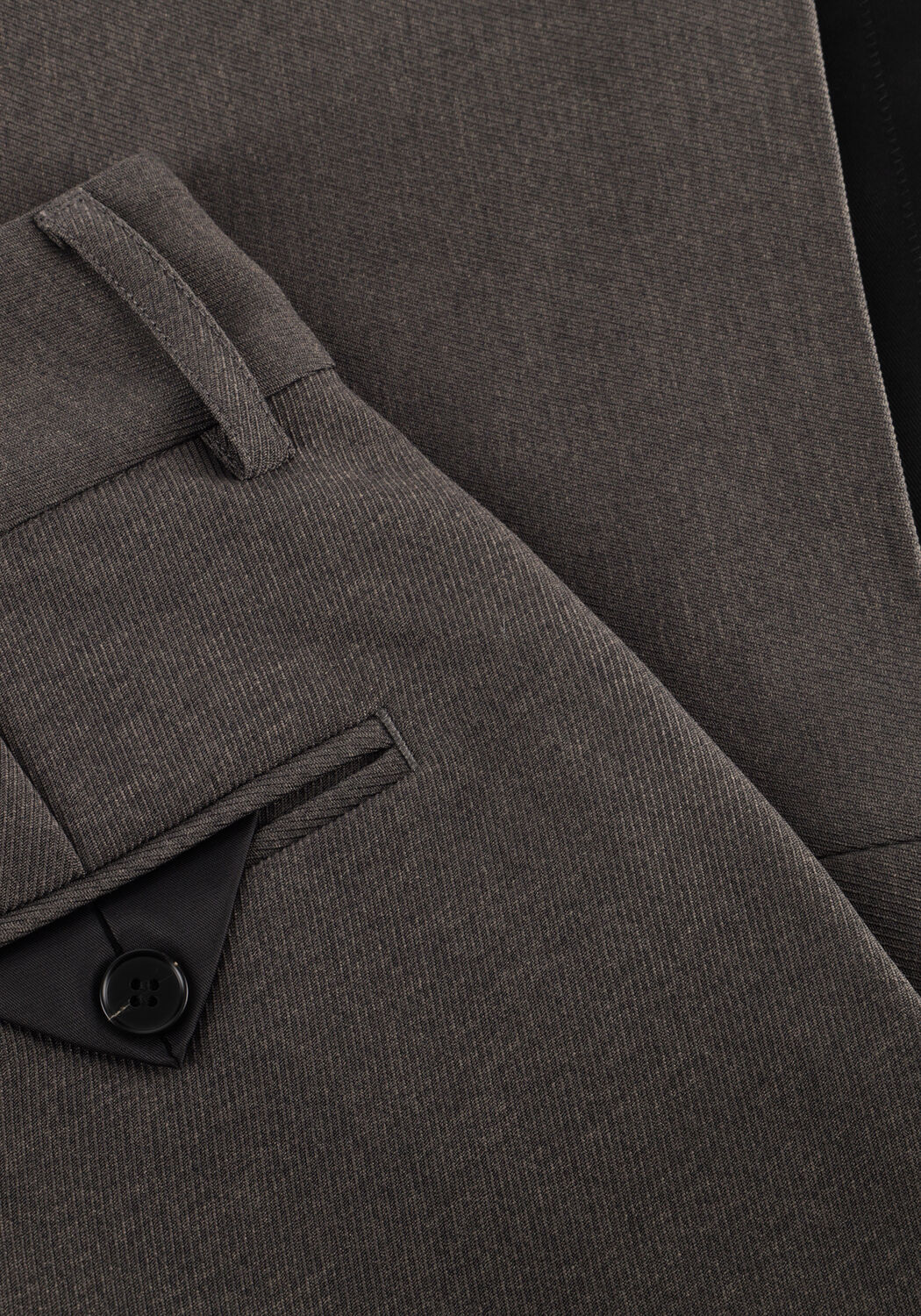 Donkergrijze HAUTE L'AMITI&Eacute; Minirok EMERALD CROP SKIRT - large