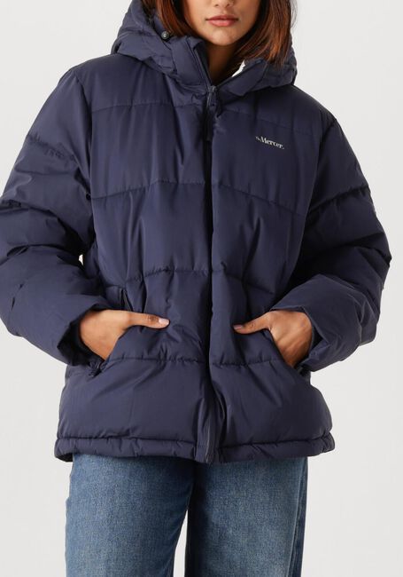 Donkerblauwe MERCER AMSTERDAM Gewatteerde jas THE MERCER PUFFER JACKET - large