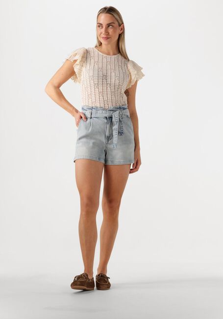 Ecru DANTE6 Top MARLOWE LACE VOLANT TOP - large