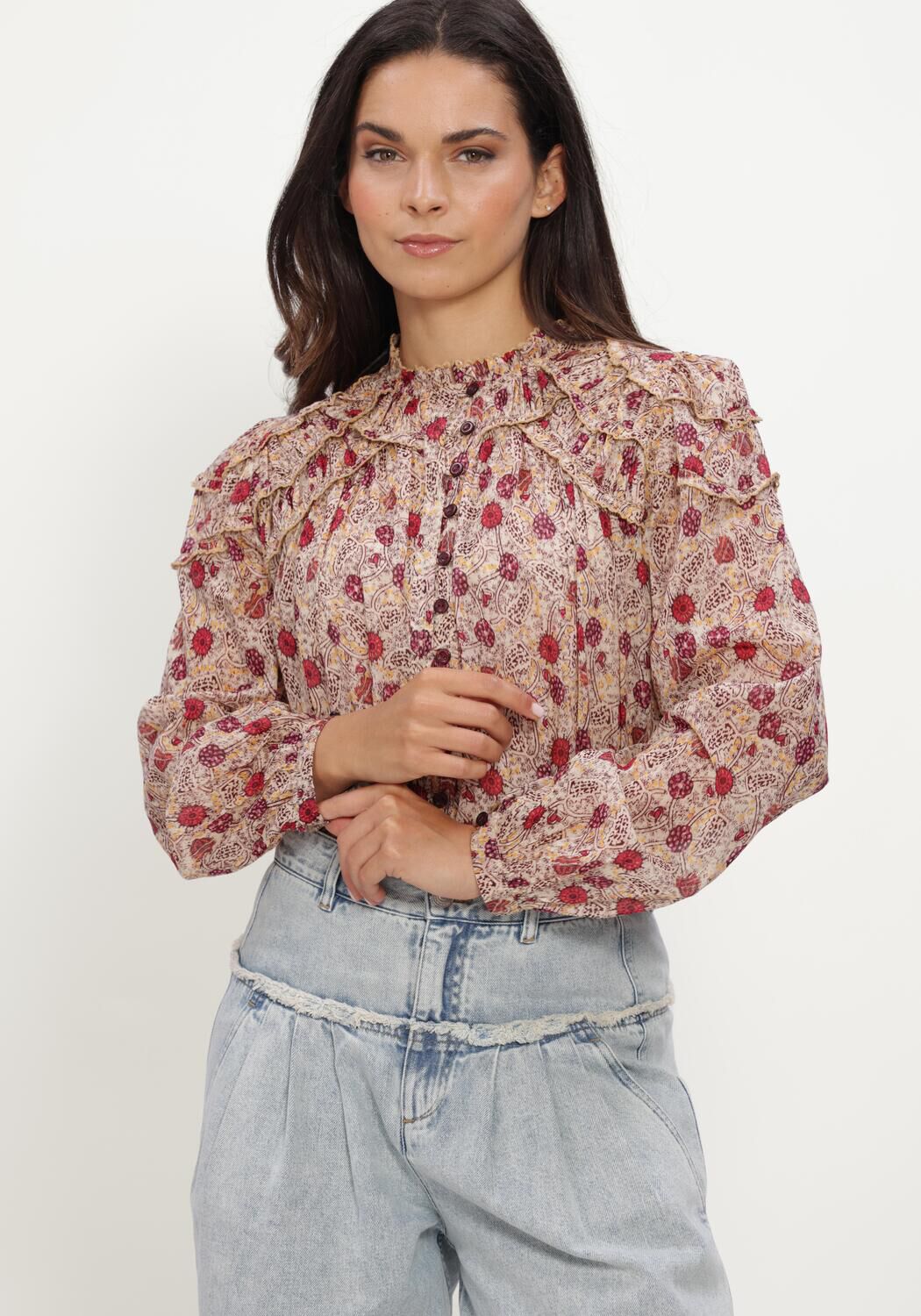 Beige ISABEL MARANT Top CHRISTA TOP - large