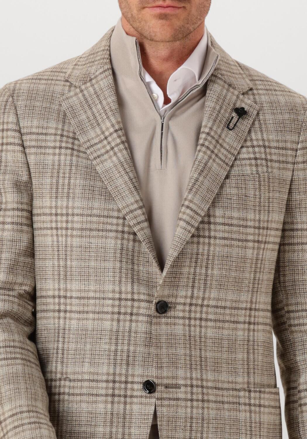 Beige LARDINI Colberts GIACCA UOMO ICONIC DROP 7 REG - large