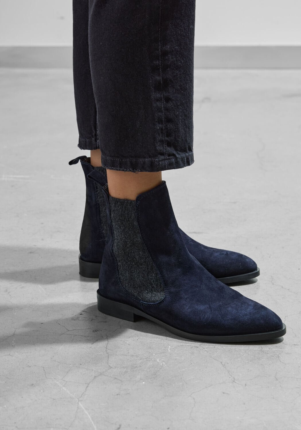 Blauwe STEFANO LAURAN Enkellaarsjes S3283 - medium