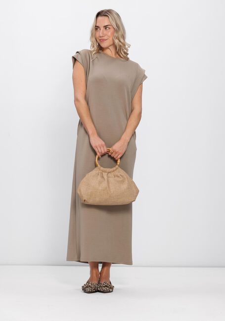 Taupe AIMEE THE LABEL Maxi jurk SILVANA - large