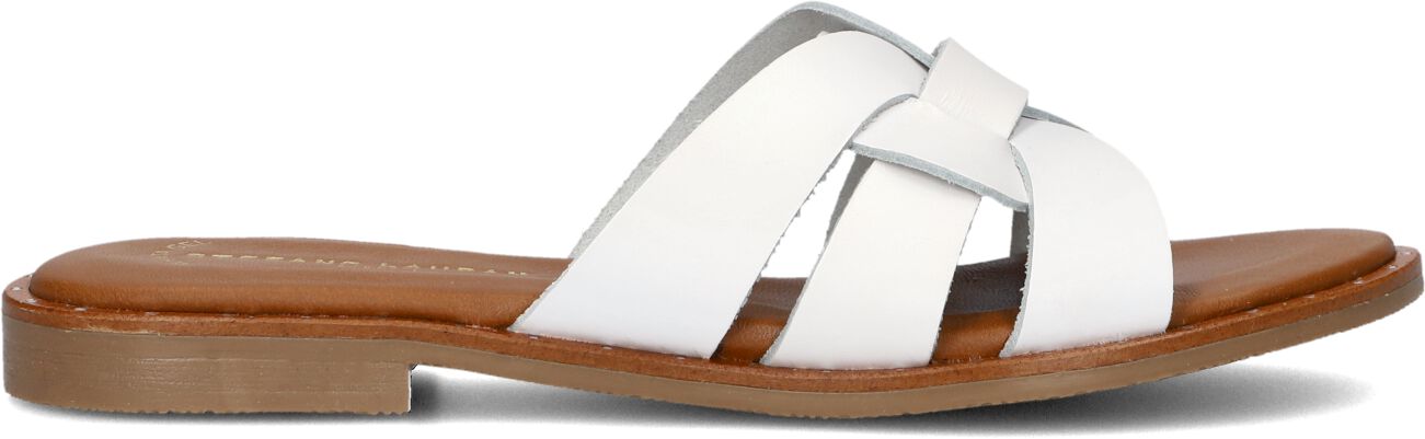 Stefano Lauran Slippers
Dames Led Knoop Slipper, Maat: 39, Materiaal: Leer, Kleur: Wit