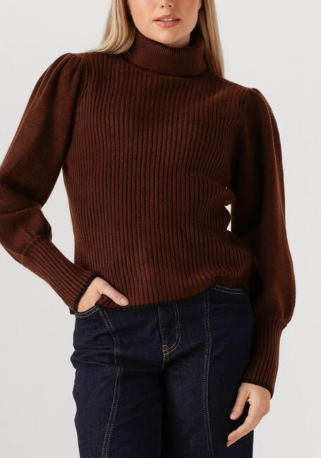 CO'COUTURE ROW PUFF RIB ROLLNECK - large