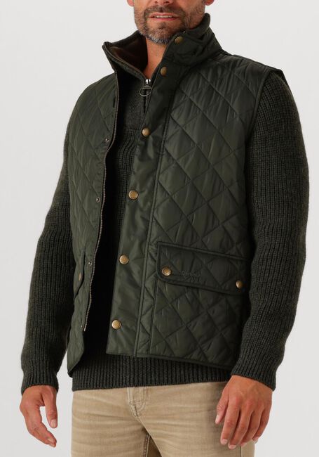 Donkergroene BARBOUR Bodywarmer NEW LOWERDALE QUILTED GILET - large