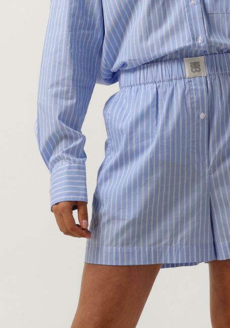 Lichtblauwe SECOND FEMALE Broeken AMALE SHORTS - large