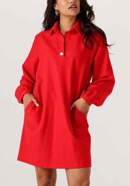 Rode CAROLINE BISS Midi jurk 4175 - large