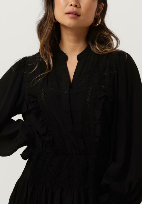Zwarte CO'COUTURE Mini jurk SUNNERY LACE SMOCK DRESS - large