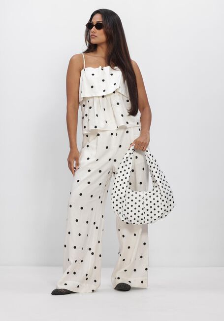 Witte SECOND FEMALE Broeken SALLIY TROUSERS - large
