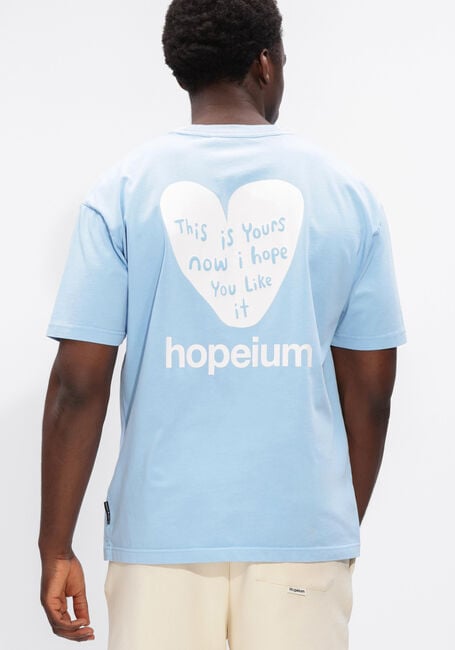 Lichtblauwe HOPEIUM T-shirt SHORT SLEEVE - large